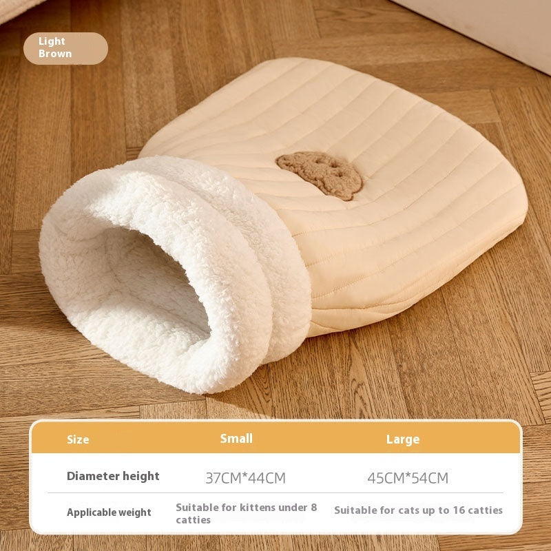 CozyBear Kuschelnest für Katzen 🐾