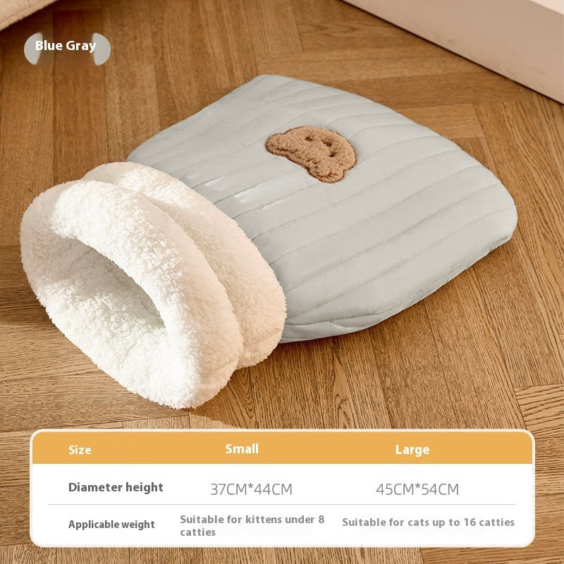 CozyBear Kuschelnest für Katzen 🐾