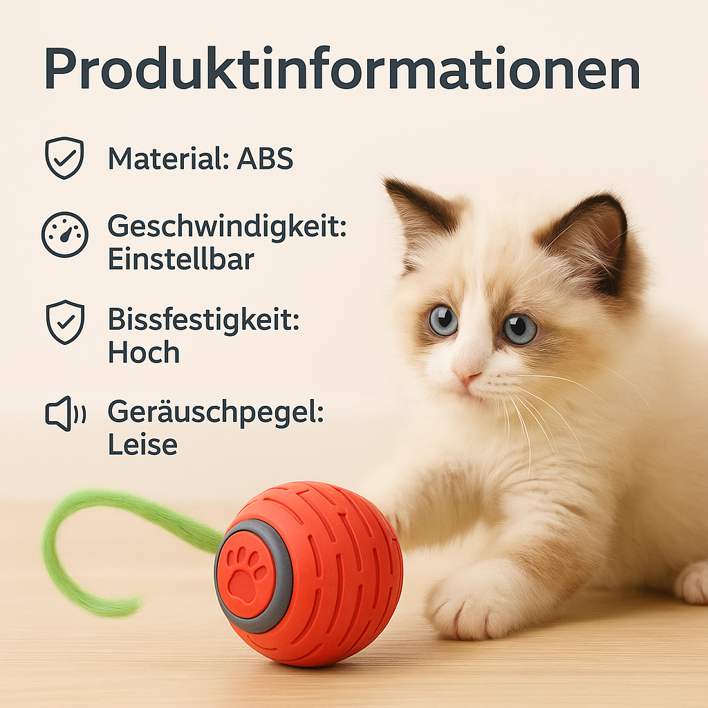Flitzi – Der interaktive Spielball für Katzen