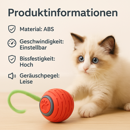 Flitzi – Der interaktive Spielball für Katzen