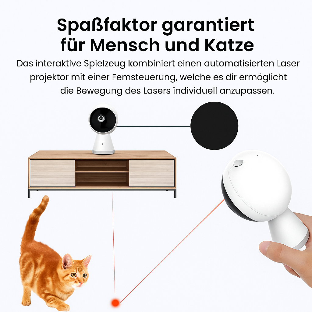 Smart Laser Cat Toy – Intelligentes Katzenspielzeug